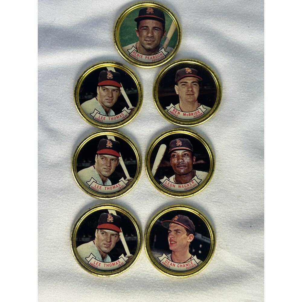 1964 Topps Coins Los Angeles Angels Lot Thomas Pearson McBride Wagner